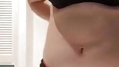 Bathroom strip tease