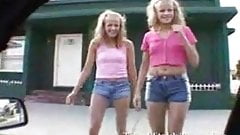 found two women on the street to fuck