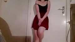 upskirt and butt plug