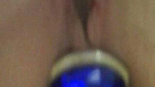 playing with pink vibrator and plug in my ass