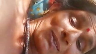 Village old Randi fucked hard outdoors