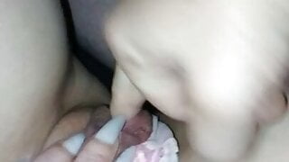Finger fucking daddy’s baby