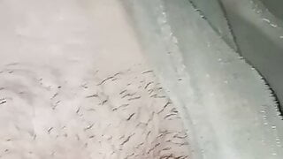 Fingering her wet pussy after fucking for hours