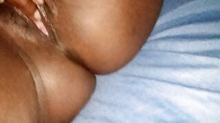 Misspussie showing pussy and masturbating her black sweet pu