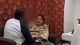 BBW Chubby Desi Pakistani Aunty Paying House Rent Part 1