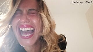 ROUGH SEX on the Table. Maelle GETS HARDFUCKED by a FAN
