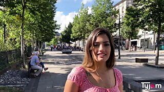 Amazing latina Penelope Cross having a hardcore double vaginal penetration
