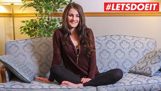 LETSDOEIT – Tight Teen Gets Big White Dick In 1st Casting