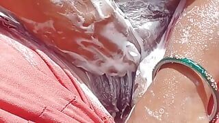 Seema bhabhi bathing outdoor nudist